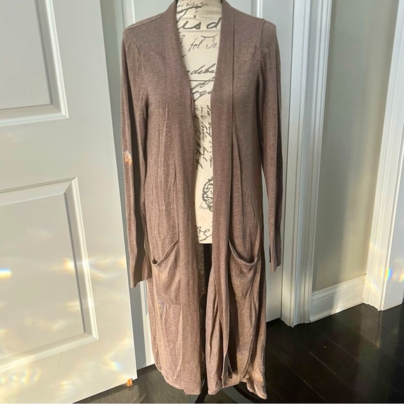 H By Halston Open Front Duster Cárdigan - Picture 10 of 16